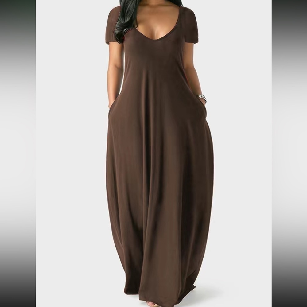 Boho side pockets comfy maxi dress - Picture 16 of 16